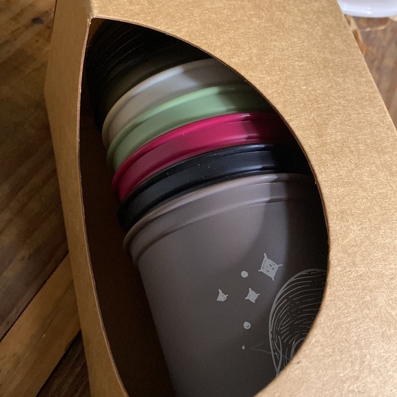 Starbucks 2019 Halloween Collection Spooky Reusable Cups -Set of 6 16 oz Large - Picture 2 of 13